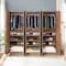 Manhattan Comfort Lee Wardrobe Closet 3.0 in Golden Brown, 3PK 3-WC003-GB - alternate 5